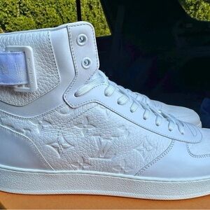 Louis Vuitton White High-Top Sneakers